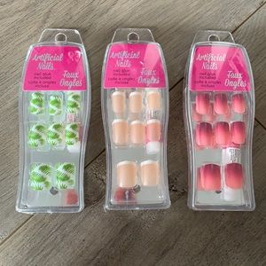 Artificial Nails x 3